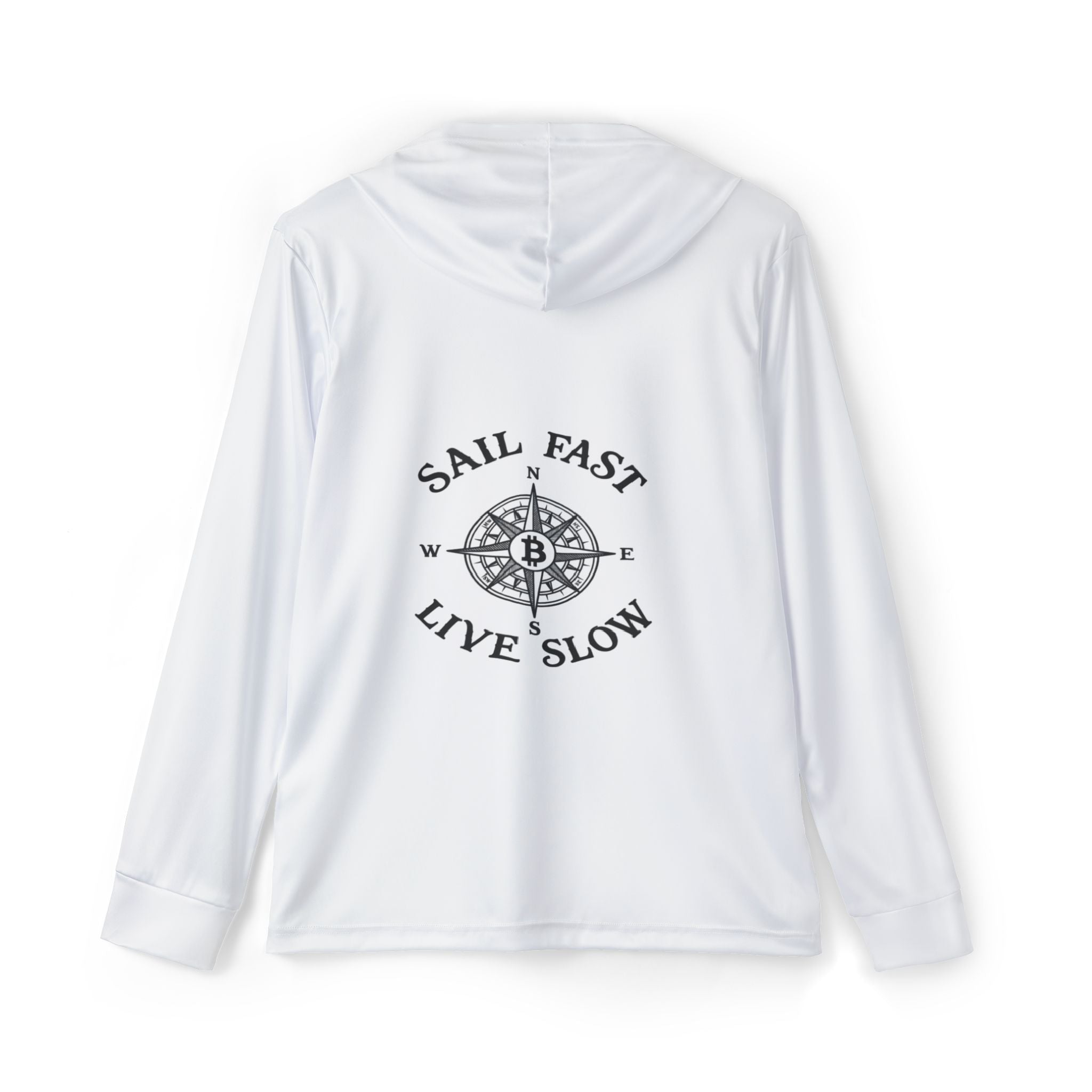 Sail Fast Live Slow Hoodie — Men's Lightweight Nautical Sports Warmup